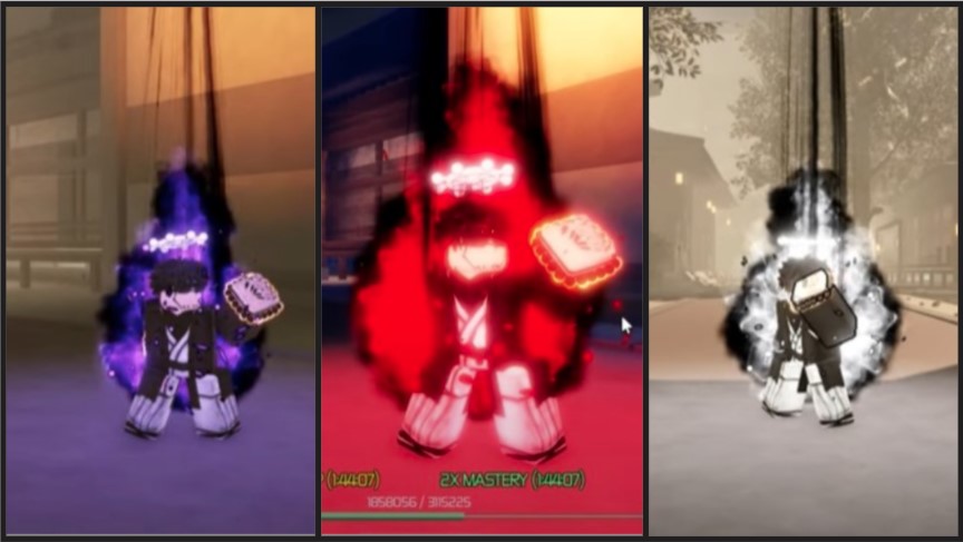 All Cursed Energy Colors in Jujutsu Infinite