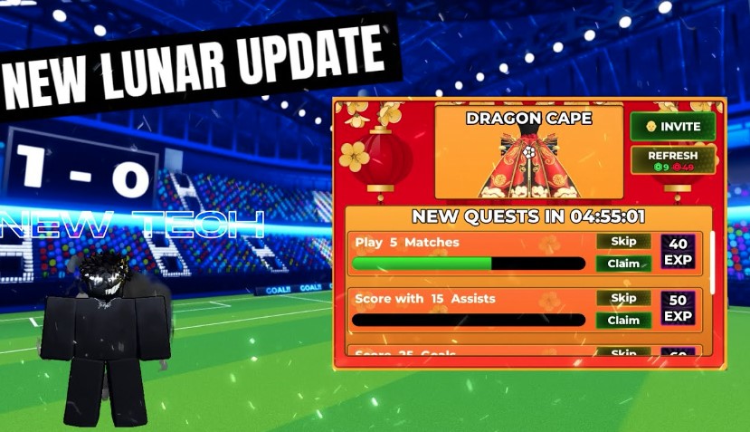 Blue Lock Rivals: Lunar New Year Update - Dragon Cape, New Map & Codes