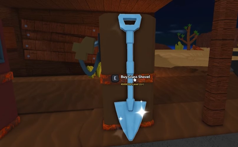 How to Get the Glass Shovel in Dig It