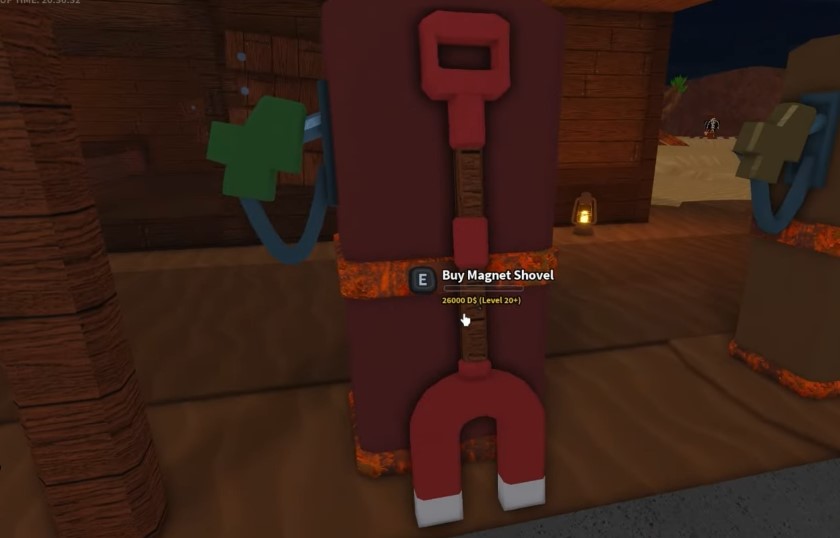 How to Get the Magnet Shovel in Dig It