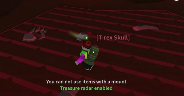 How to Get the T-Rex Skull in Dig It