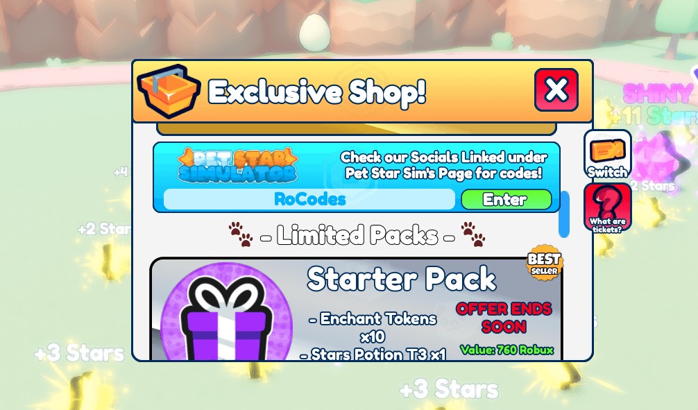 Pet Star Simulator Codes & Gifts