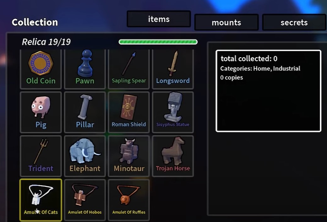 Dig It: How to Get All 3 Relica Amulets (Amulet of Cats, Hobos & Ruffles)