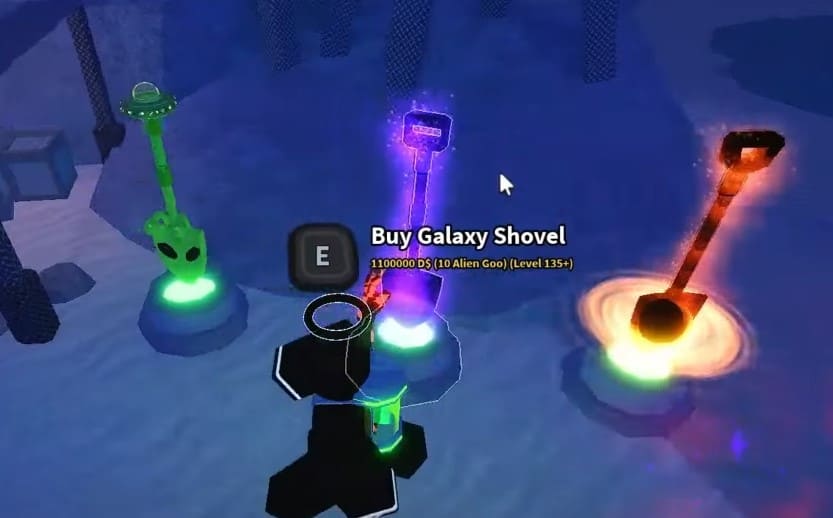 How to Get Black Hole Shovel, Galaxy Shovel, and Alien Shovels in Dig It Space Event