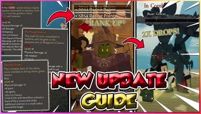 Rune Slayer Update 2 New Gear, Drop Rates, Combat Changes & More