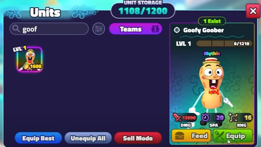 How to Get Goofy Goober in SpongeBob Tower Defense