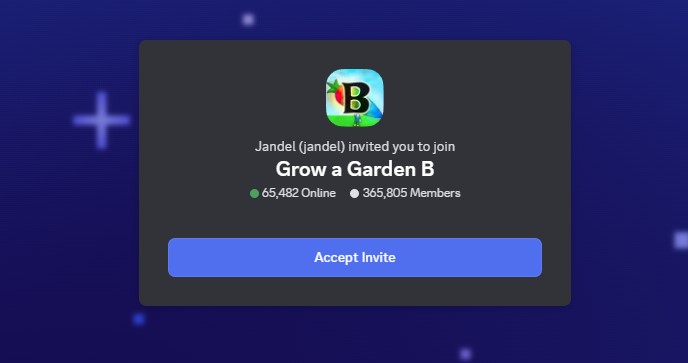 How to Join Grow a Garden Discord Server