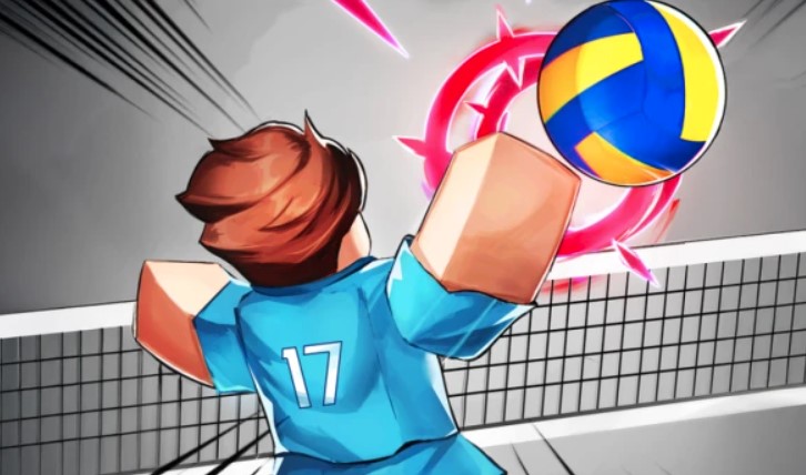 Rainbow Serve skill used by Timeskip Oigawa in Volleyball Legends Roblox