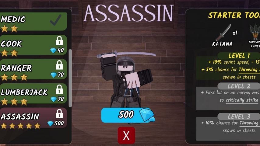 All Classes in 99 Nights in The Forest – Unlock, Benefits, and Strategies