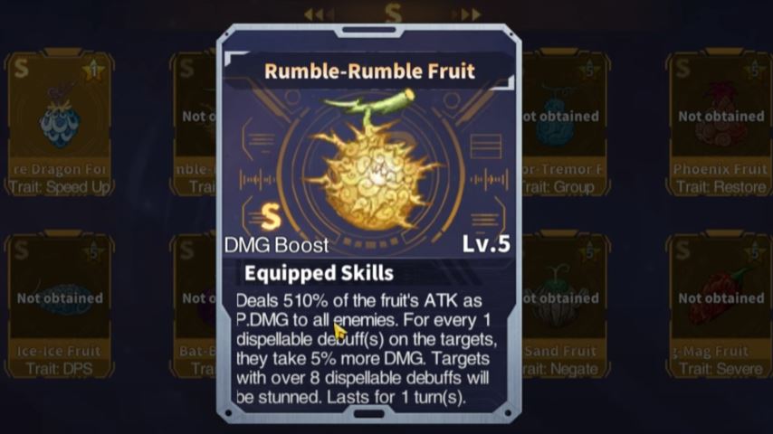 Grandline Vanguards Devil Fruit Guide and Tier List