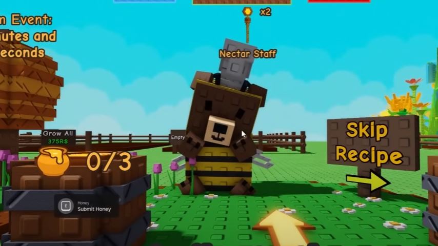How to Craft Items with Bizzy Bear Chef in Grow a Garden