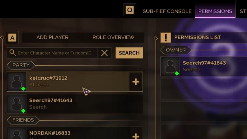 How to Give Base Permissions in Dune Awakening