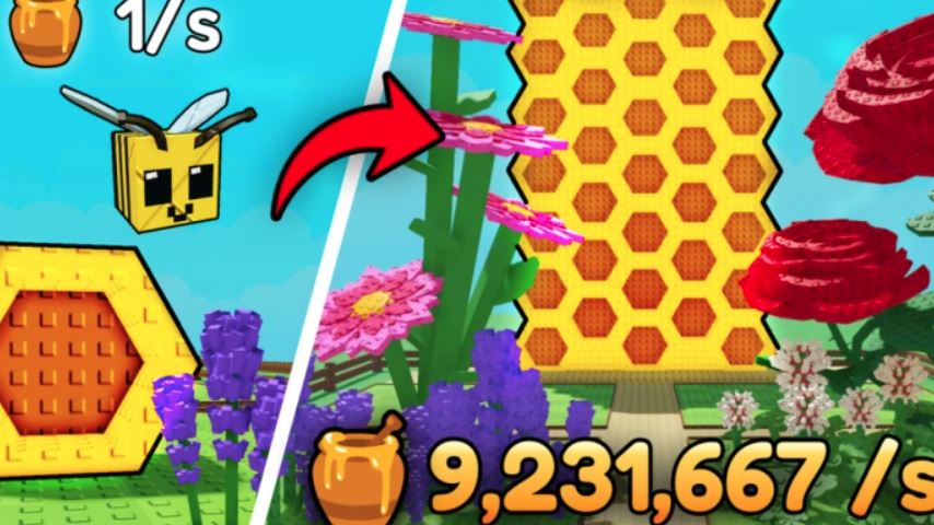 Build A Beehive Roblox Begginers Guide Best Flowers, Bee Stats, and Honey Farming Tips