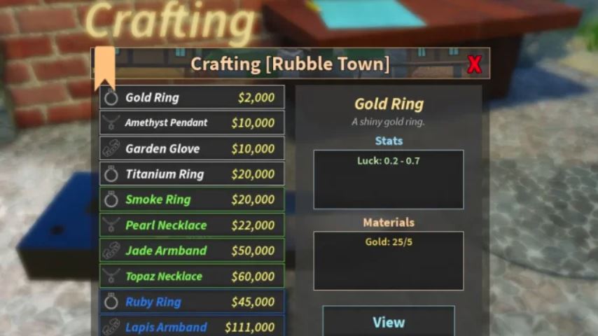 Prospecting Roblox Crafting Guide - Gear, Recipes & Tips