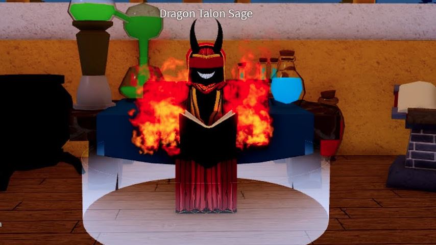How to Find Dragon Talon Sage in Blox Fruits (Scroll Crafting NPC Guide)