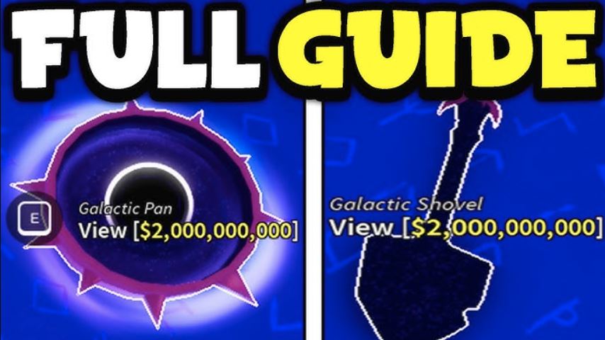 How to Get Galactic Shovel and Galactic Pan in Prospecting Roblox
