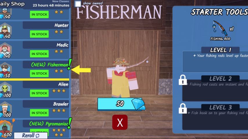 How to Unlock Fisherman and Pyromaniac in 99 Nights in the Forest