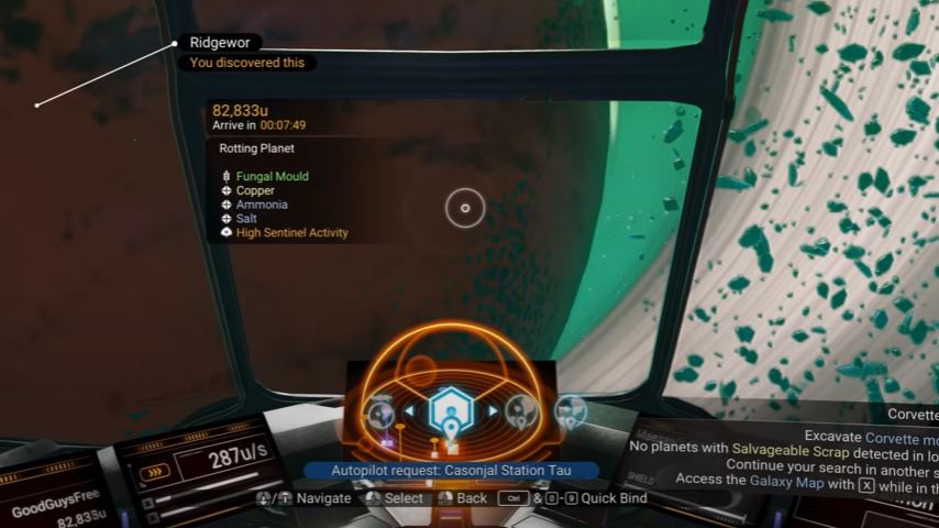 How to Use Corvette Autopilot in No Man’s Sky