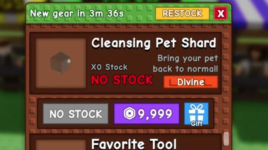 What Is Cleansing Pet Shard in Grow a Garden