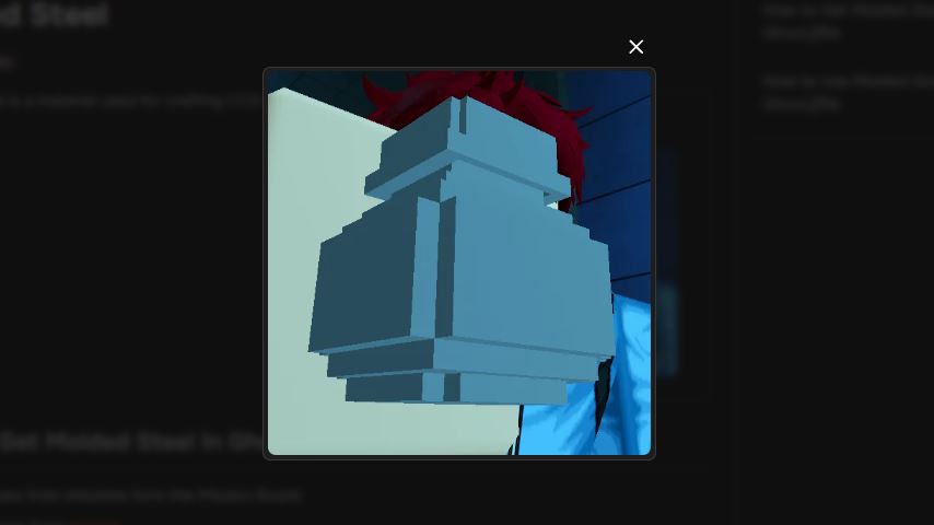 How to Get Molded Steel in Ghoul://Re