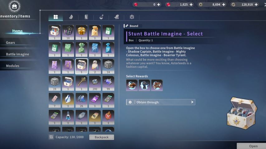 How to Get and Use the Stunt Battle Imagine Selection Box in Blue Protocol