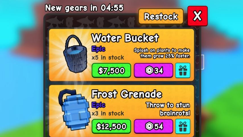 How to Get and Use the Water Bucket in Plants vs Brainrots