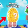 How to Get the Meme Lucky Egg in Plants Vs Brainrots (All Drop Rates Explained)