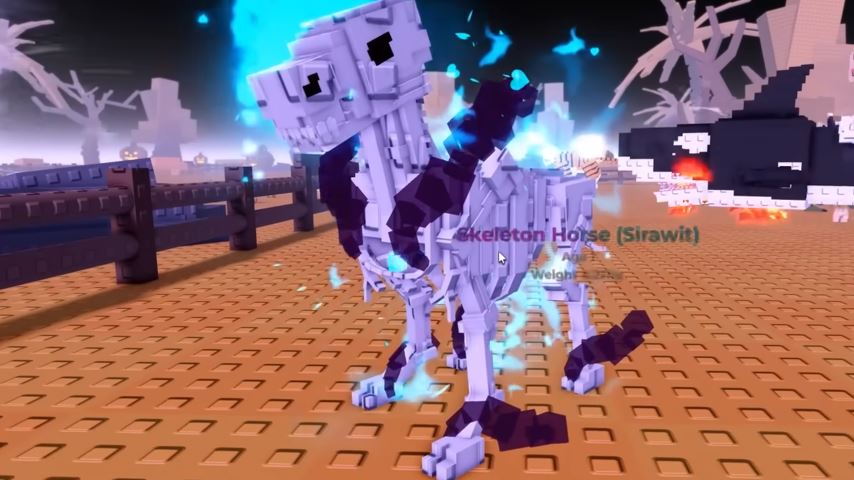 How to Get the Skeleton Horse in Roblox Raise Animals Halloween Event