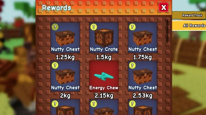 Nutty Chest in Grow a Garden: How to Get It and All Rewards