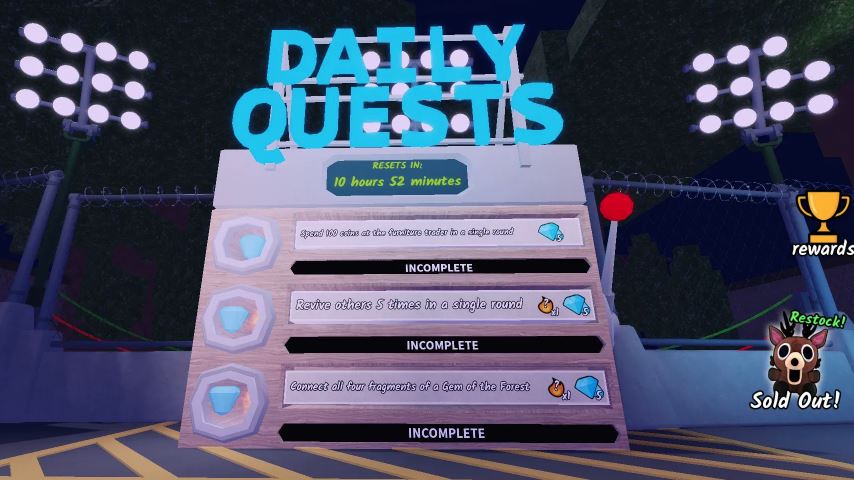 99 Nights in the Forest All Daily Quests & How to Finish Them