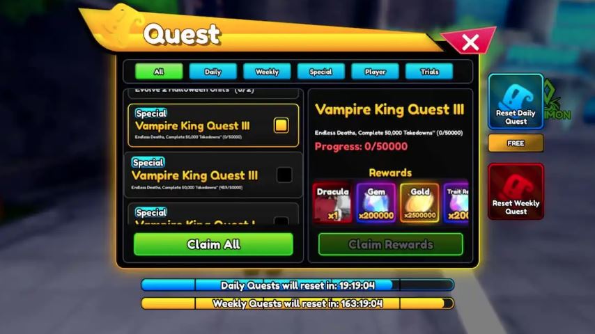 Anime Rangers X Dracula Guide – All Quest Requirements, Takedowns & Evolution Material