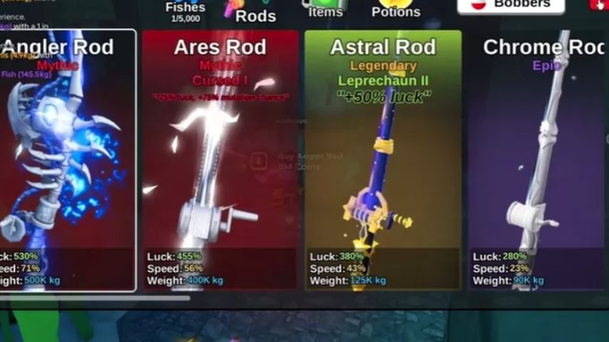 Best Luck Rods in Fish It Roblox – Top Rods to Catch Secret Fish