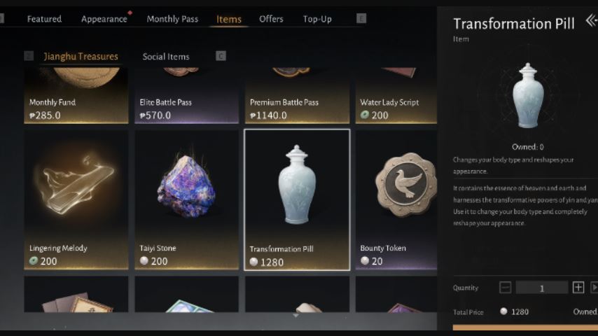 How to Change Gender in Where Winds Meet (Transformation Pill Guide)