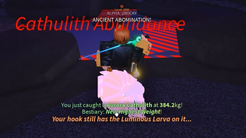How to Get Aurora Cathulith in Roblox Fisch