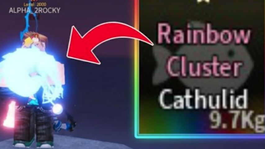 How to Get Rainbow Cluster Cathulid in Roblox Fisch