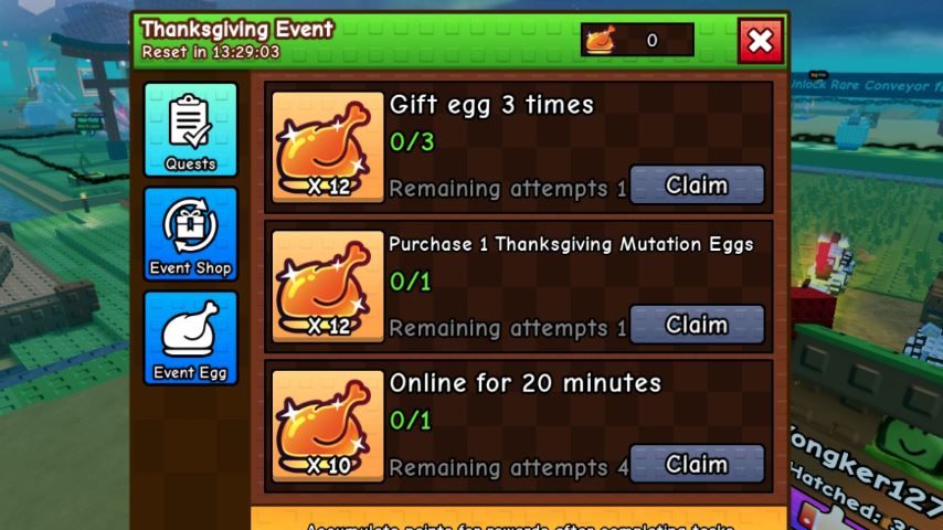How to Get Turkey Fast in Build a Boat Thanksgiving Event
