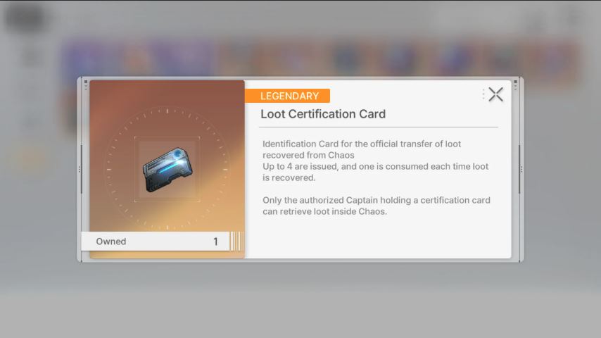 How to Get and Use Loot Certification Card in Chaos Zero Nightmare (CZN)