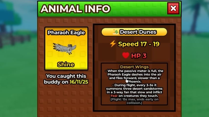 How to Get the Pharaoh Eagle in Raise Animals Desert Dunes – Spawn Guide & Tips