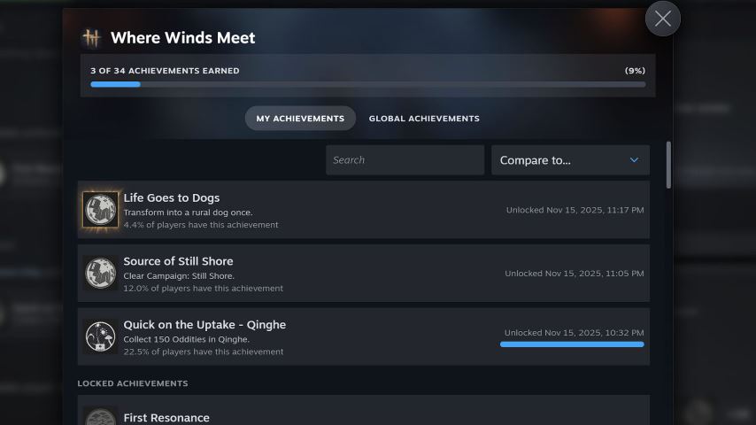 Where Winds Meet Achievements Guide – All Trophies, Hidden Challenges, and How to Complete Them