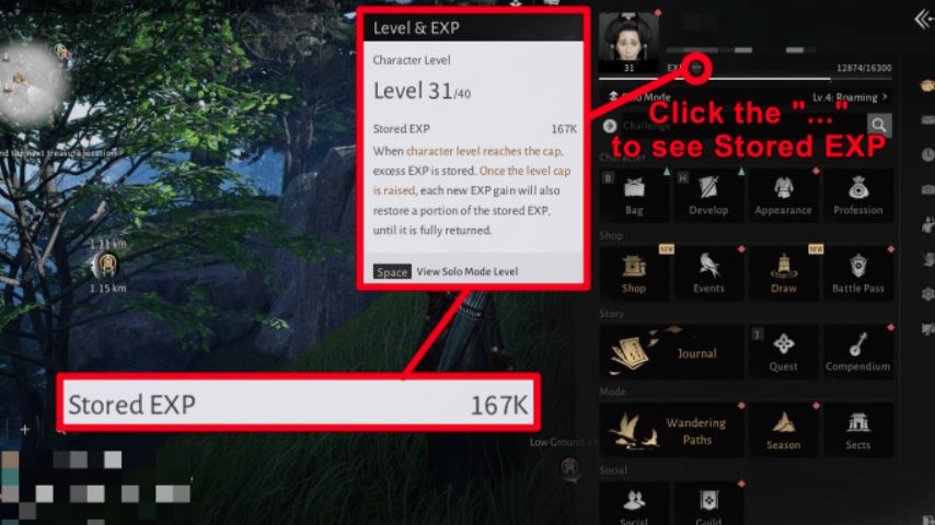 Where Winds Meet Stored EXP Guide – How It Works and How to Use It After Level Cap