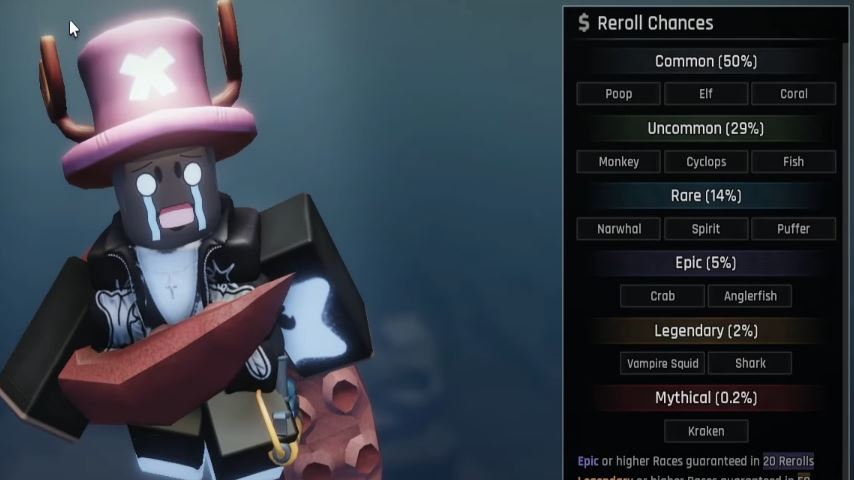 Complete Abyss Race Guide Rarities, Passive Effects, and Race Reroll System Explained