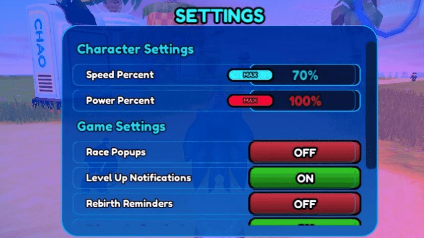 Sonic Speed Simulator controls