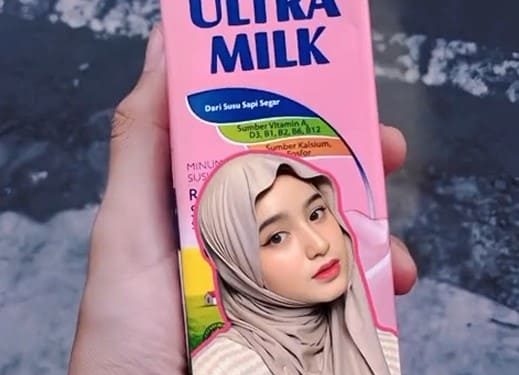 Cara Edit Foto Trend Susu Ultra Milk yang Lagi Viral di TikTok