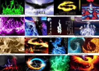 Daftar Api Surgawi dan Peringkatnya di Battle Through The Heavens (BTTH)