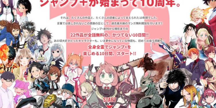Baca Manga Gratis di Shonen Jump: Rayakan Ulang Tahun ke-10 dengan SPY×FAMILY dan Kaiju No. 8