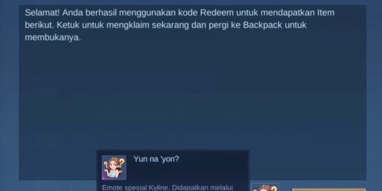 KODE REDEEM dan Cara Dapat Battle Emote Gratis MLBB dari Server Filipina