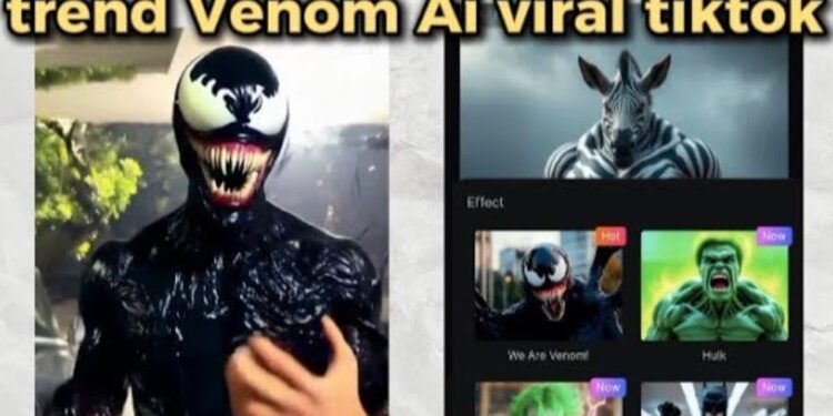 Cara Edit Video Trend Venom yang Viral di TikTok (Ai Venom)
