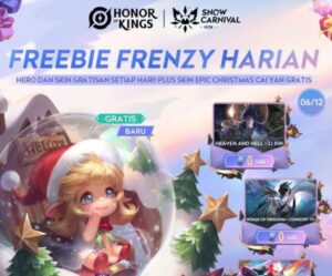 Read more about the article Cara Dapat Skin Legend Gratis di Honor of Kings: Event Freebie Frenzy