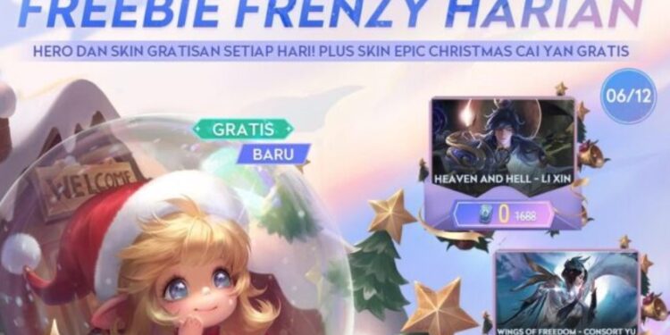 Cara Dapat Skin Legend Gratis di Honor of Kings: Event Freebie Frenzy