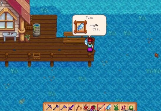 Lokasi dan Cara Mendapatkan Tuna di Stardew Valley